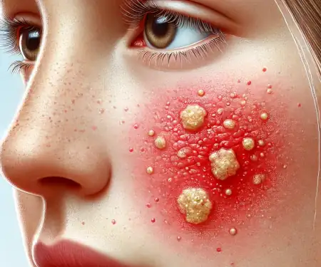Seborrhoischen Ekzem, seborrhoischer Dermatitis, seborrhoische Ekzeme
