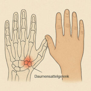 Rhizarthrose Stadien, Rhizarthrose-Symptome und OP