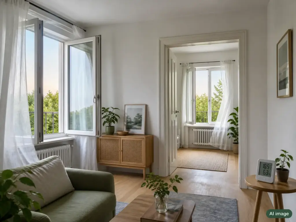 Im Sommer richtig lüften: Wann Fenster auf und wann zu?